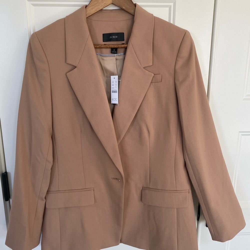 J. Crew NWT Willa Tan Blazer